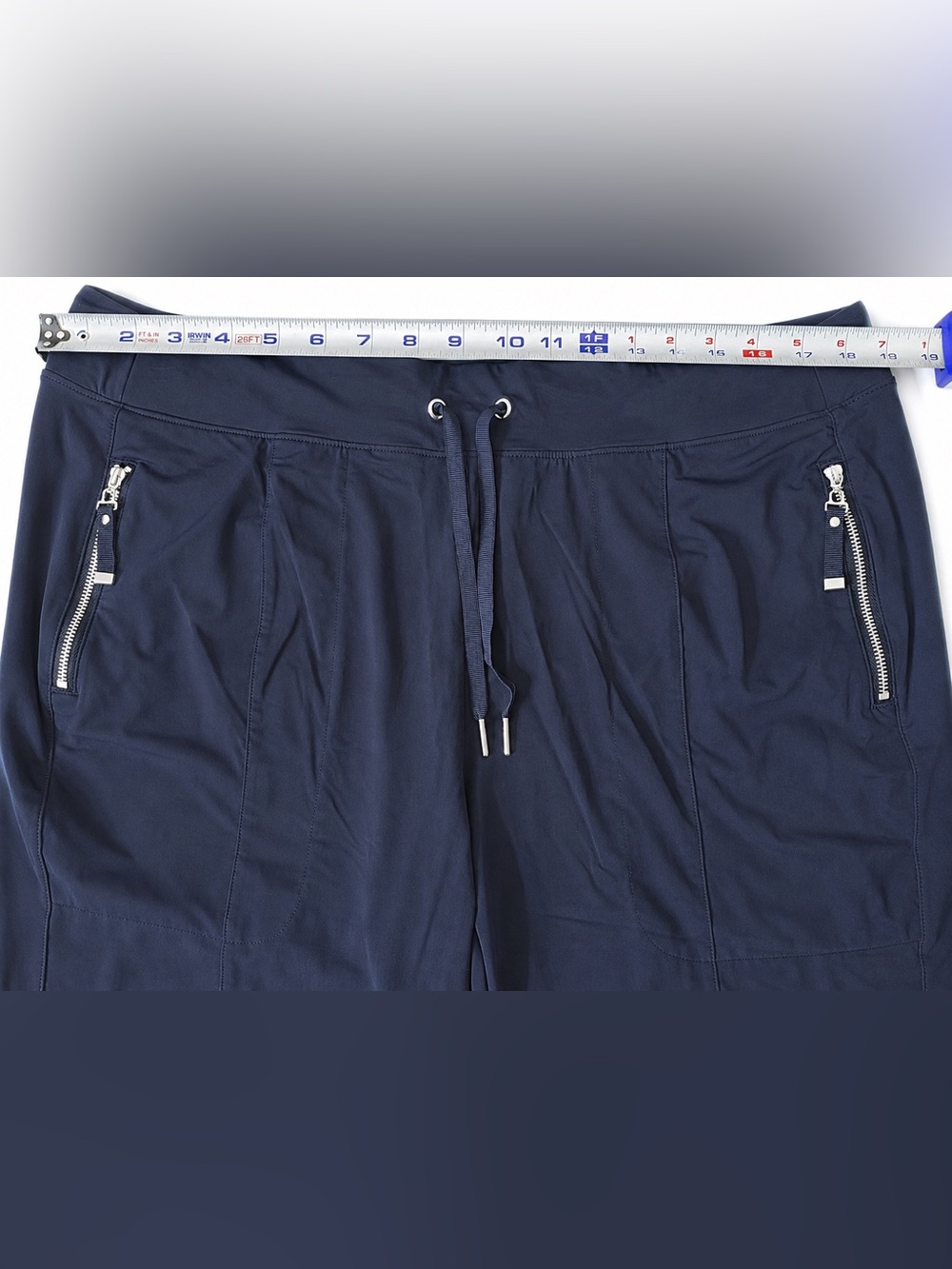 Chico's Deep Navy V-Neck Tee and Jogger Pants Set L - Picture 6 of 10